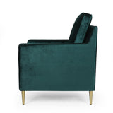 Modern Glam Tufted Velvet Club Chair - NH811313