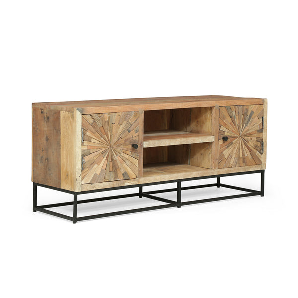 Boho Wooden TV Stand - NH317213