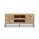 Boho Wooden TV Stand - NH317213