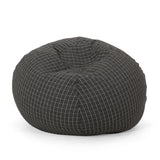 Modern 5 Foot Checkered Bean Bag - NH365313