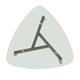 Mid-Century Modern Table Set with Glass Top - NH429313
