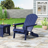 Outdoor Acacia Wood Folding Adirondack Chair - NH348213