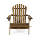 Outdoor Acacia Wood Folding Adirondack Chair - NH348213