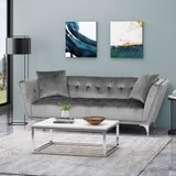Modern Glam 3 Seater Velvet Sofa - NH932313
