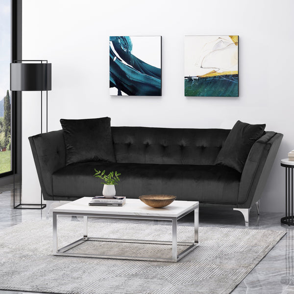 Modern Glam 3 Seater Velvet Sofa - NH932313