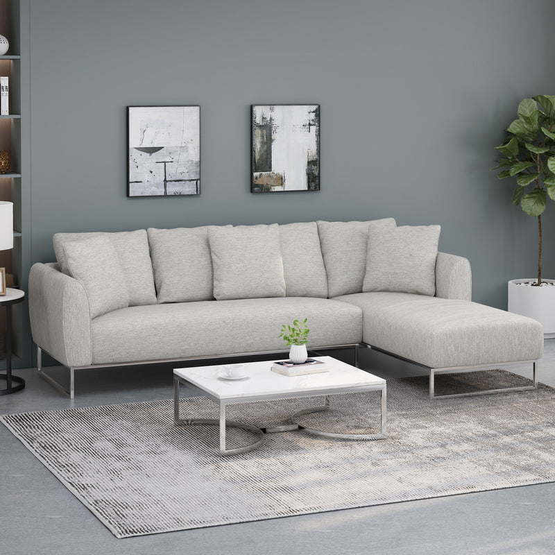 Contemporary Sectional Sofa with Chaise Lounge - NH571313