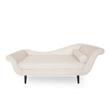 Contemporary Chaise Lounge with Scroll Arms - NH789213