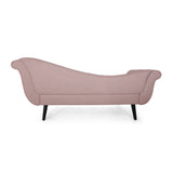 Contemporary Chaise Lounge with Scroll Arms - NH789213