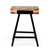 Handcrafted Boho Mango Wood End Table (Set of 2) - NH926313