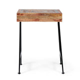 Handcrafted Boho Mango Wood End Table (Set of 2) - NH926313