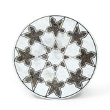 Handcrafted Boho Marble Mosaic End Table (Set of 2) - NH506313