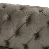 Modern Glam Tufted Velvet 3 Seater Sofa - NH794413