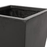 Outdoor Modern Cast Stone Planters (Set of 2) - NH147413