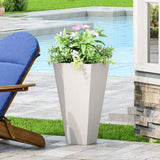 Outdoor Modern Cast Stone Planter - NH939213