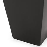 Outdoor Modern Cast Stone Planters (Set of 2) - NH147413