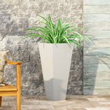 Outdoor Modern Cast Stone Planter - NH939213