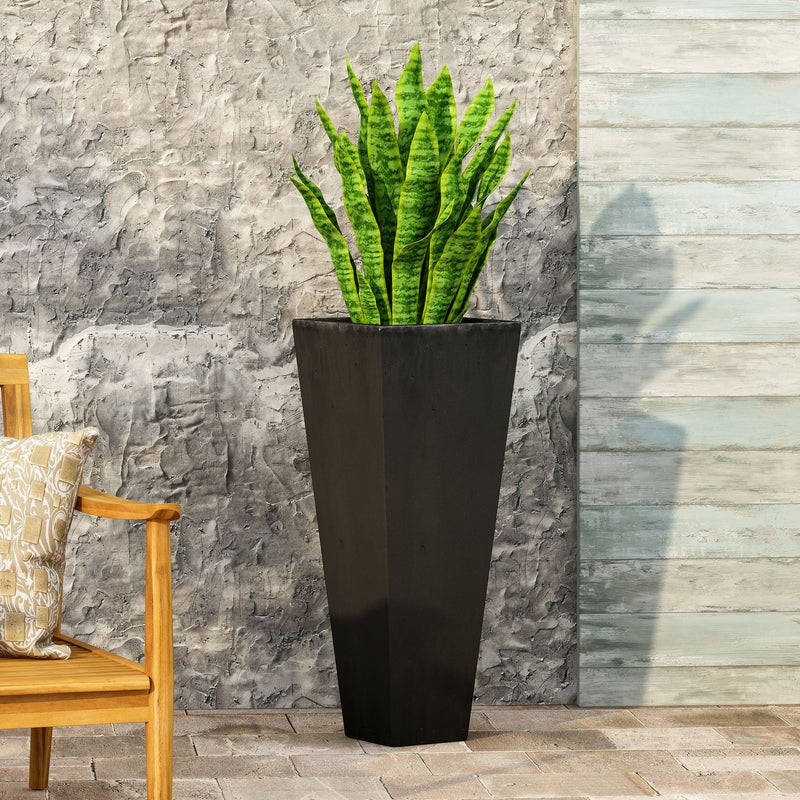 Outdoor Modern Cast Stone Planter - NH939213