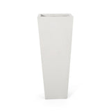 Outdoor Modern Cast Stone Planters (Set of 2) - NH147413