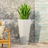 Outdoor Modern Cast Stone Planter - NH939213