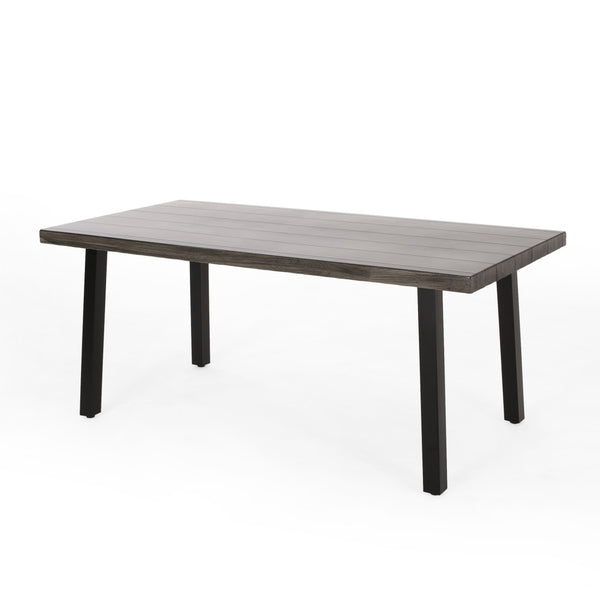 Outdoor Modern Industrial Aluminum Dining Table - NH940313