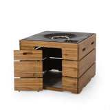 Outdoor 40,000 BTU Square Fire Pit - NH770413