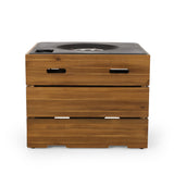 Outdoor 40,000 BTU Square Fire Pit - NH770413