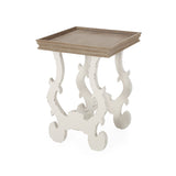 French Country Accent Table with Square Top - NH681313