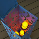 Outdoor Iron Cutout Lantern - NH962403