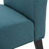 Contemporary Fabric Slipper Accent Chair - NH257992