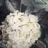 Traditional Fabric Flower Print Pouf - NH005413