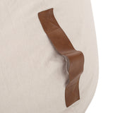 Contemporary Bean Bag with Vinyl Straps - NH112413