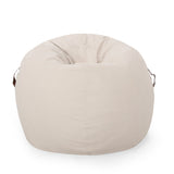 Contemporary Bean Bag with Vinyl Straps - NH112413
