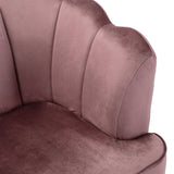 Modern Glam Velvet Channel Stitch 3 Seater Shell Sofa - NH378413