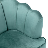 Modern Glam Velvet Channel Stitch 3 Seater Shell Sofa - NH378413