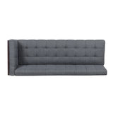 Mid-Century Modern Fabric Tufted Sectional Sofa Set - NH583413