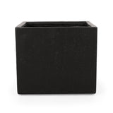 Outdoor Modern Cast Stone Square Planters (Set of 2) - NH223313