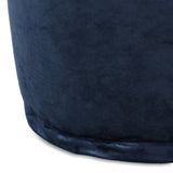 Modern Velveteen Cylinder Pouf - NH530413