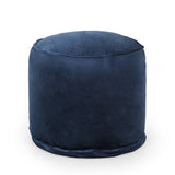 Modern Velveteen Cylinder Pouf - NH530413
