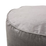 Modern Velveteen Cylinder Pouf - NH530413