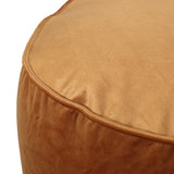 Modern Velveteen Cylinder Pouf - NH530413