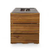 Outdoor 40,000 BTU Rectangle Fire Pit - NH570413