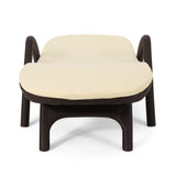 Outdoor Faux Wicker Chaise Lounges with Cushion (Set of 2) - NH222313