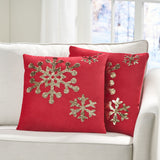 Glam Velvet Christmas Throw Pillow Cover - NH808313