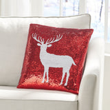 Glam Sequin Christmas Throw Pillow - NH977313