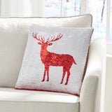 Glam Sequin Christmas Throw Pillow - NH977313