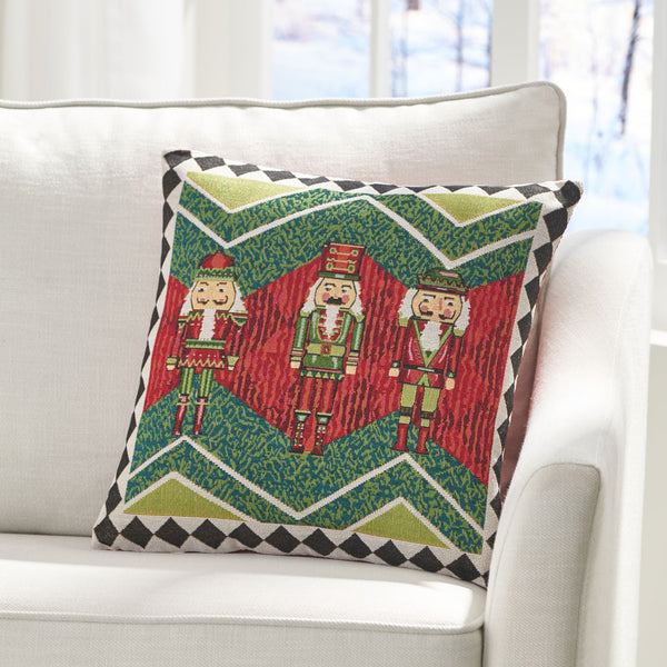 Modern Fabric Christmas Throw Pillow - NH897313