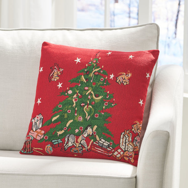 Modern Fabric Christmas Throw Pillow - NH208313