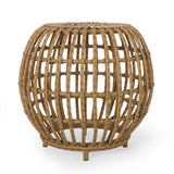 Outdoor Boho Wicker Side Table - NH995313