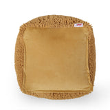 Modern Microfiber Chenille Cube Pouf - NH701413