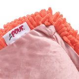 Modern Microfiber Chenille Round Pouf - NH011413